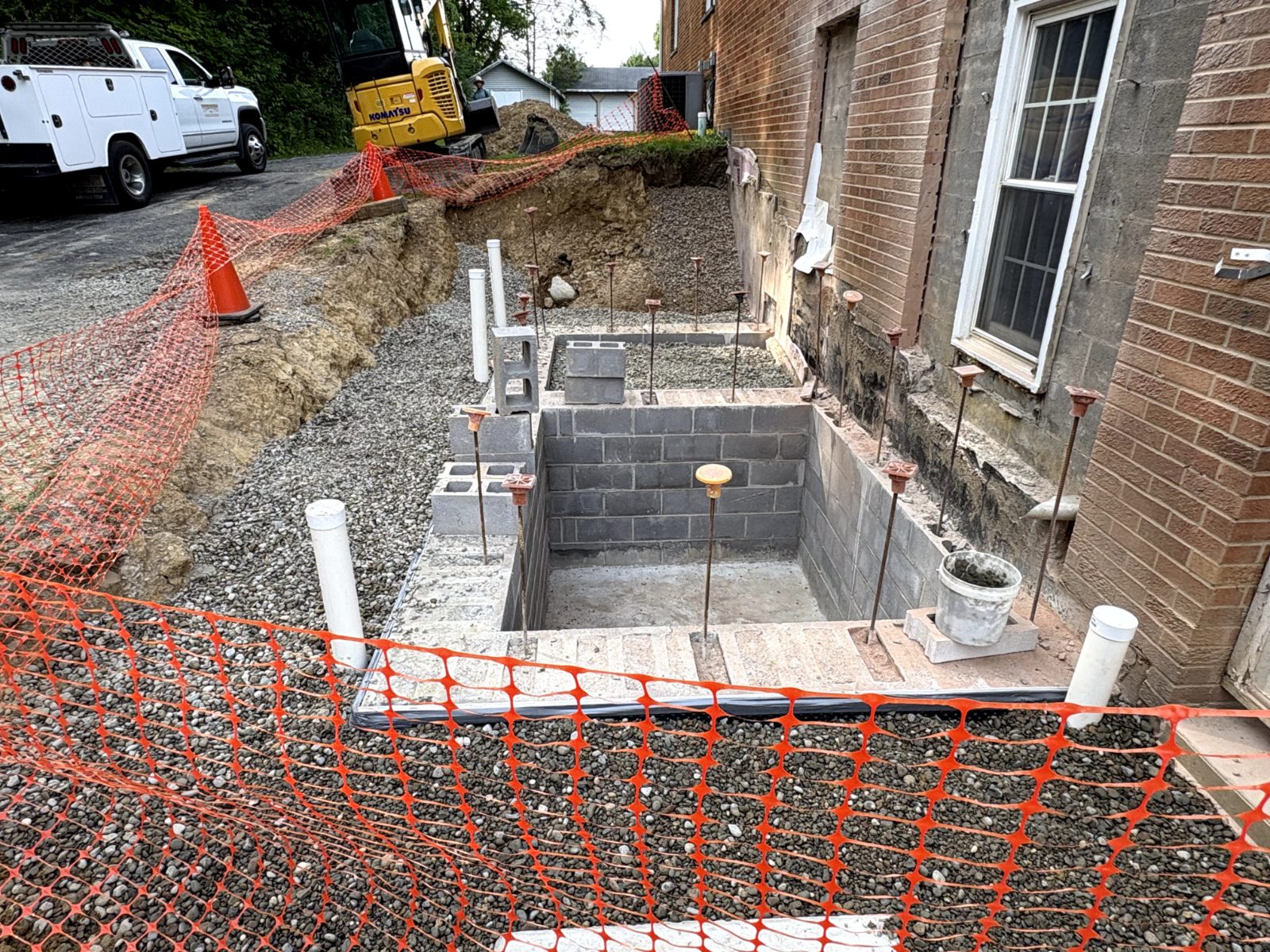 Photo from the Burton Post 459 accessibility project.